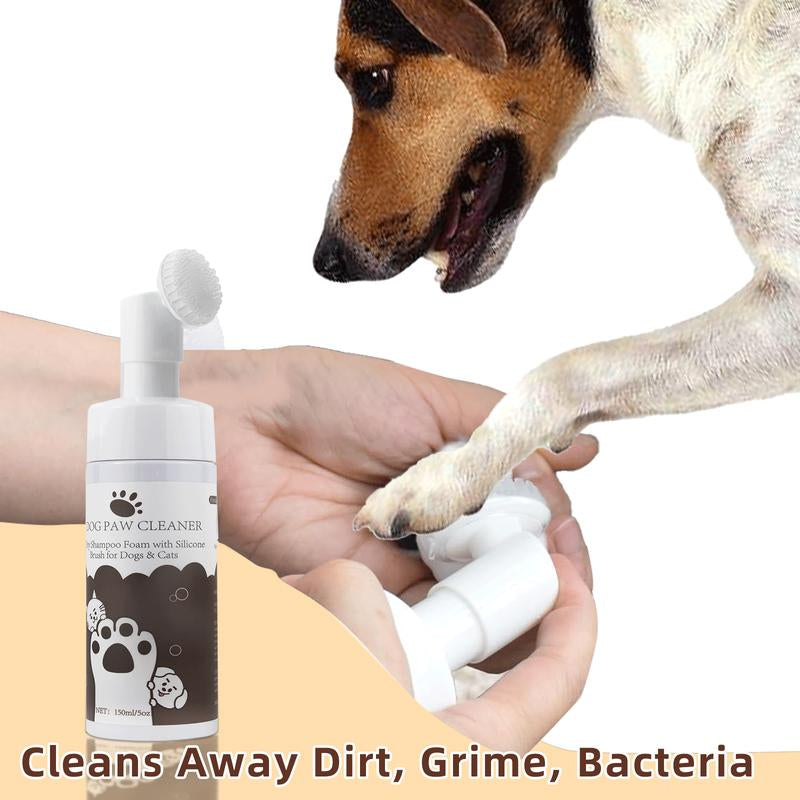 Dog Paw Cleaner, Dogaccessories, No-Rinse Paw Cleaner for Dogs & Cats (5 Oz), Paw Balm for Heal Dry Cracked Paws & Nose, Pet Foot Care, Pet Cleaning Dog Paw Puppy Kittens Grooming