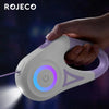 Automatic Retractable Dog Leash with Led Flash Light, Outdoor Pet Walking Running Lead, Christmas, Christmas Gift