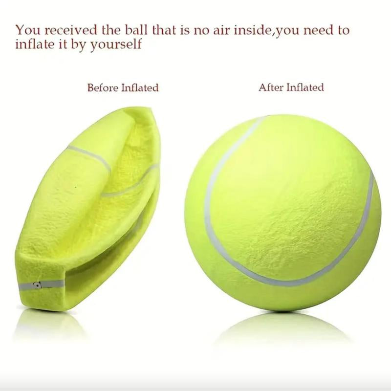 Tennis Ball Design Dog Toy, Pet Interactive Tennis Ball Toy, Pet Training Ball Toy, Pet Interactive Ball Toy for Dogs & Cats, Durable Chew