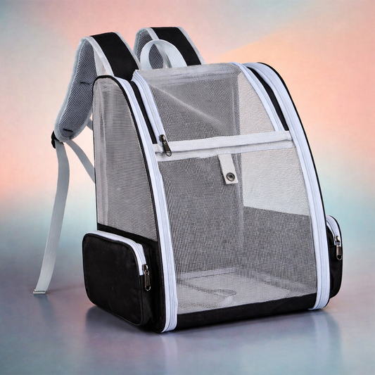Foldable Pet Carrier Backpack – Breathable Travel Bag for Dogs & Cats - features and details