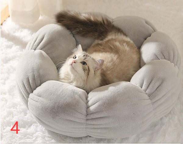 Calming Donut Dog Bed - Anti-Anxiety Nest for Restless Dogs
