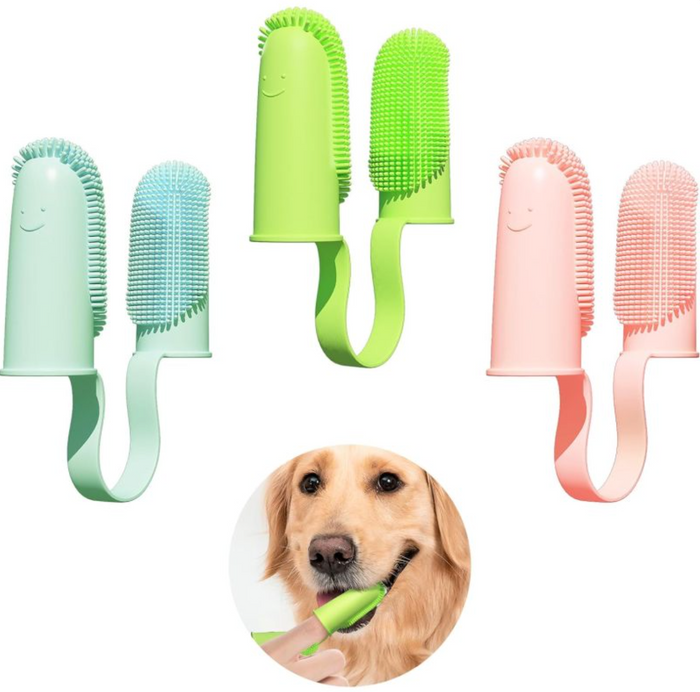 Dog Finger Toothbrush Kit