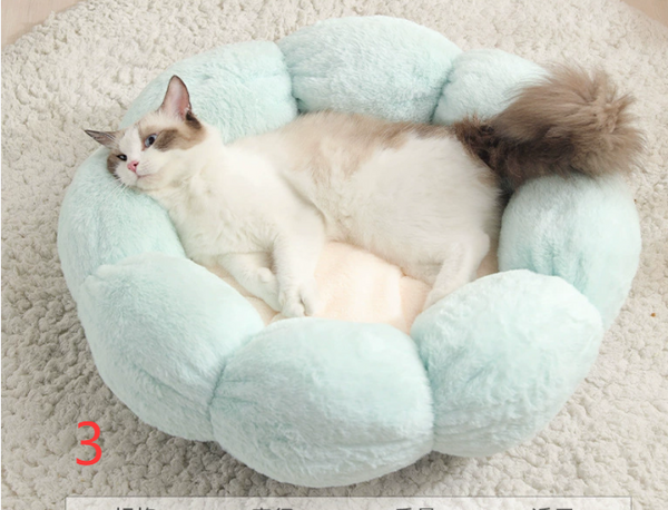 Calming Donut Dog Bed - Anti-Anxiety Nest for Restless Dogs