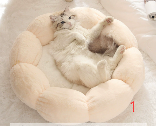 Calming Donut Dog Bed - Anti-Anxiety Nest for Restless Dogs