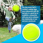 Tennis Ball Design Dog Toy, Pet Interactive Tennis Ball Toy, Pet Training Ball Toy, Pet Interactive Ball Toy for Dogs & Cats, Durable Chew