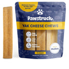 Pawstruck Himalayan Yak Dog Chew (3-4 oz. Pieces) Natural Yak & Cow Milk/Cheese from Himalayas Long-Lasting Jumbo Treat for Dog Best Thick Chew Stick - 3 Pack - Packaging May Vary