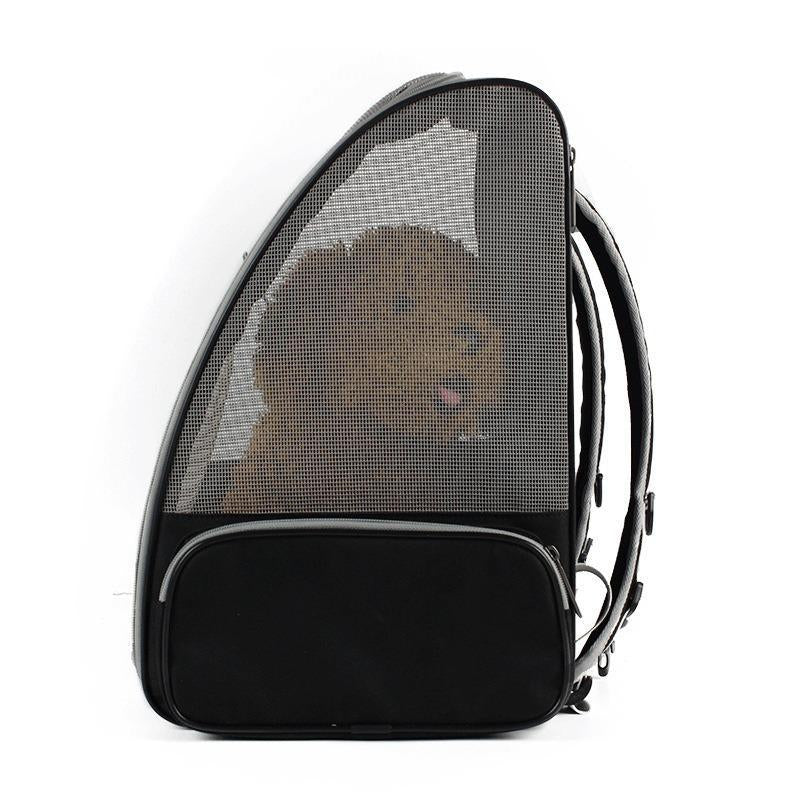 Portable Pet Carrier Bag, Foldable Breathable Pet Backpack, Foldable Outdoor Travel Bag for Dogs & Cats