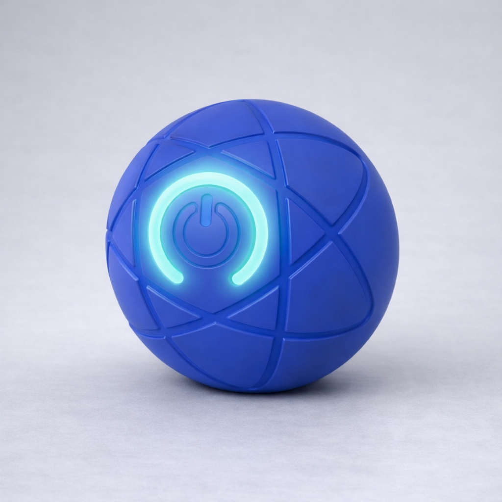 Automatic Vibrating Dog Ball Toy – Interactive Moving Toy for Small Dogs (USB Rechargeable) - product photo