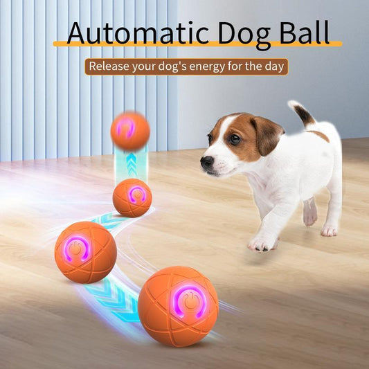 Shaky Ball Toy for Dogs, Vibrating Dog Ball, Shaky Ball Dog Toy, Automatic Moving Dog Toy Ball, Vibrating Ball for Dogs,Automatic Moving Dog Toy Ball for Small Dogs, USB Rechargeable
