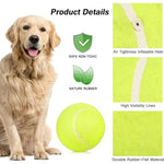 Tennis Ball Design Dog Toy, Pet Interactive Tennis Ball Toy, Pet Training Ball Toy, Pet Interactive Ball Toy for Dogs & Cats, Durable Chew