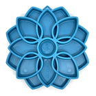 Interactive Slow Feeder Dog Bowl with Mandala Design