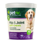 Petnc Natural Care Hip & Joint Health Supplement for Dogs (90 Chews) Glucosamine Chondroitin MSM Dog Chews with Hyaluronic Acid Liver Flavored Bone & Joint Support Supplement For All Breeds