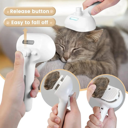 Release button - easy fur removal