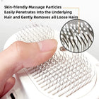 Skin-friendly massage particles close-up