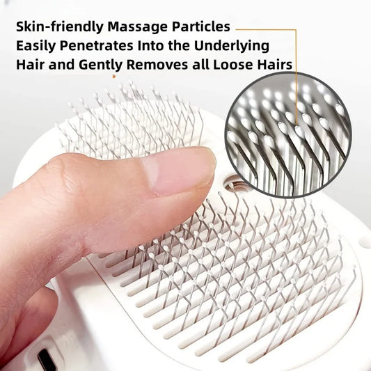Skin-friendly massage particles close-up