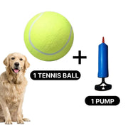 Tennis Ball Design Dog Toy, Pet Interactive Tennis Ball Toy, Pet Training Ball Toy, Pet Interactive Ball Toy for Dogs & Cats, Durable Chew