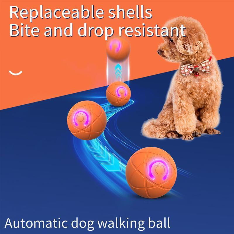 Shaky Ball Toy for Dogs, Vibrating Dog Ball, Shaky Ball Dog Toy, Automatic Moving Dog Toy Ball, Vibrating Ball for Dogs,Automatic Moving Dog Toy Ball for Small Dogs, USB Rechargeable