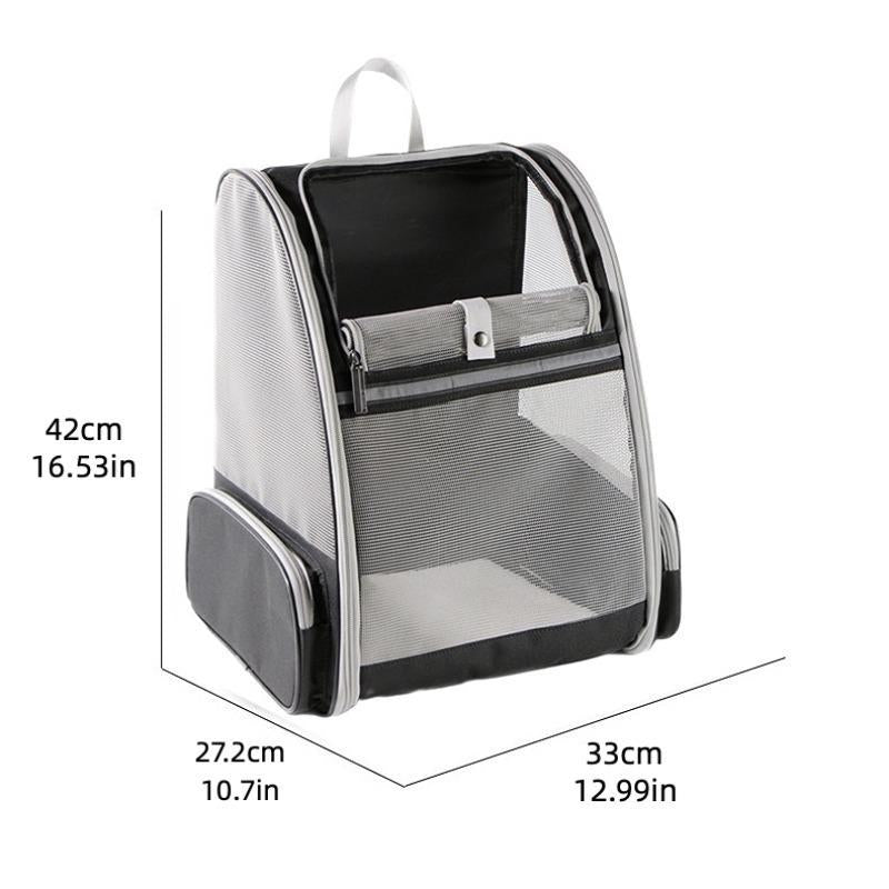 Portable Pet Carrier Bag, Foldable Breathable Pet Backpack, Foldable Outdoor Travel Bag for Dogs & Cats