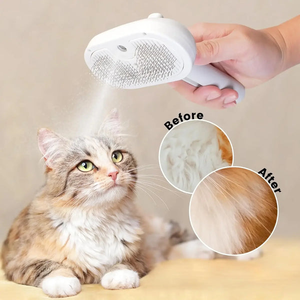 Steam Pet Grooming Brush Pro - features and details