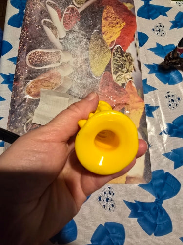 Natural rubber dog toothbrush and molar stick