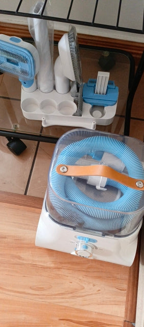 Pet grooming vacuum kit